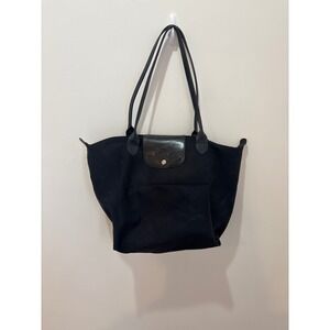 Longchamp Le Pliage Large Black Nylon Tote Bag Shoulder Bag Foldable France
